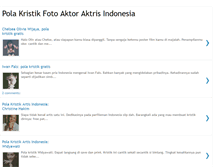 Tablet Screenshot of kristik-artis-indonesia.blogspot.com