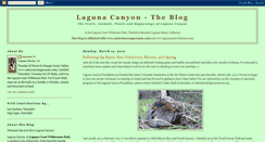 Desktop Screenshot of lagunacanyon.blogspot.com