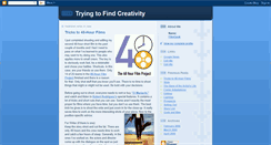 Desktop Screenshot of exploringcreativity.blogspot.com