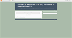 Desktop Screenshot of practicayempleo-peru.blogspot.com