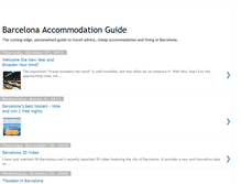Tablet Screenshot of barcelonaaccommodation.blogspot.com
