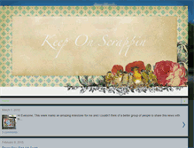 Tablet Screenshot of keeponscrappin.blogspot.com
