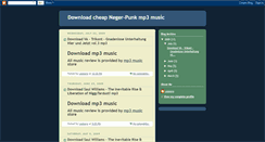 Desktop Screenshot of downloads-neger-punk-mp3music.blogspot.com