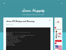 Tablet Screenshot of linuxnuggetz.blogspot.com