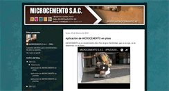 Desktop Screenshot of blogmicrocementoperu.blogspot.com