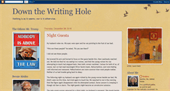 Desktop Screenshot of downthewritinghole.blogspot.com