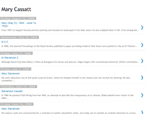 Tablet Screenshot of marycassatt121.blogspot.com
