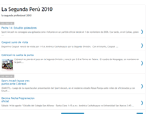 Tablet Screenshot of lasegundaperu.blogspot.com