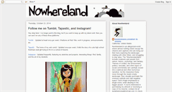 Desktop Screenshot of nowherelandart.blogspot.com