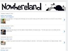 Tablet Screenshot of nowherelandart.blogspot.com
