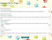 Tablet Screenshot of despuesdeuntrago.blogspot.com