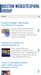Mobile Screenshot of bostonwebsitespark.blogspot.com