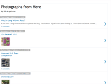 Tablet Screenshot of photographsfromhere.blogspot.com