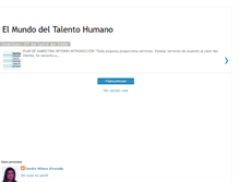 Tablet Screenshot of elmundodelostalentoshumanos.blogspot.com