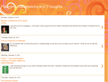 Tablet Screenshot of passions-obsessions-thoughts.blogspot.com