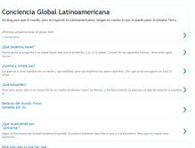 Tablet Screenshot of concienciagloballatinoamericana.blogspot.com