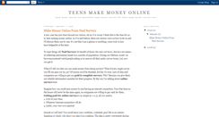 Desktop Screenshot of makemoneyonlineteens.blogspot.com