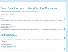 Tablet Screenshot of comocurar-las-hemorroides.blogspot.com