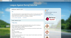 Desktop Screenshot of leagueagainstboringlunches.blogspot.com