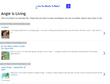 Tablet Screenshot of angieisliving.blogspot.com