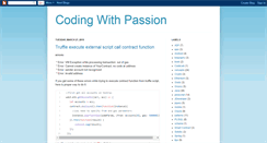 Desktop Screenshot of codingwithpassion.blogspot.com