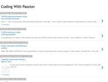 Tablet Screenshot of codingwithpassion.blogspot.com