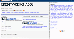 Desktop Screenshot of creditwrenchadds.blogspot.com