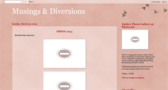 Desktop Screenshot of musingdiversions.blogspot.com