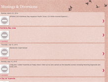 Tablet Screenshot of musingdiversions.blogspot.com