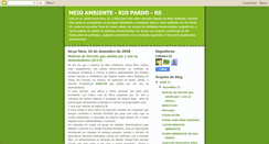 Desktop Screenshot of meioambienteriopardo.blogspot.com