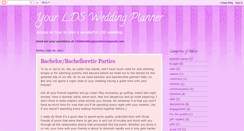 Desktop Screenshot of ldsweddingplanner.blogspot.com