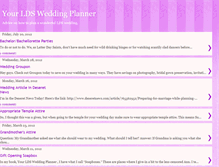 Tablet Screenshot of ldsweddingplanner.blogspot.com