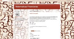 Desktop Screenshot of demasiadosnumeros.blogspot.com