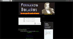 Desktop Screenshot of fernandobolanos.blogspot.com