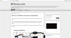 Desktop Screenshot of bfxenon.blogspot.com