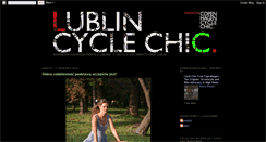 Desktop Screenshot of lublincyclechic.blogspot.com