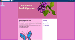 Desktop Screenshot of kostenloseproduktproben.blogspot.com