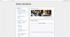 Desktop Screenshot of dufusdenizens.blogspot.com