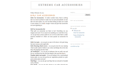 Desktop Screenshot of extremecaraccessories.blogspot.com
