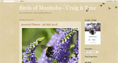 Desktop Screenshot of manitobabirds.blogspot.com