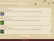 Tablet Screenshot of manitobabirds.blogspot.com