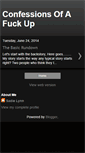 Mobile Screenshot of confessionsofafuckup.blogspot.com