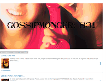Tablet Screenshot of gossipmonger831.blogspot.com