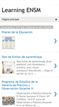 Mobile Screenshot of learningensm.blogspot.com