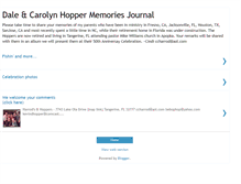 Tablet Screenshot of hoppermemories.blogspot.com