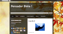 Desktop Screenshot of pensadorbleia52.blogspot.com