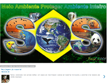 Tablet Screenshot of meioambienteprotegerambienteinteiro.blogspot.com