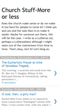 Mobile Screenshot of churchstuff-moreorless.blogspot.com