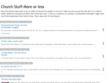 Tablet Screenshot of churchstuff-moreorless.blogspot.com