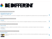 Tablet Screenshot of be-differ3nt.blogspot.com